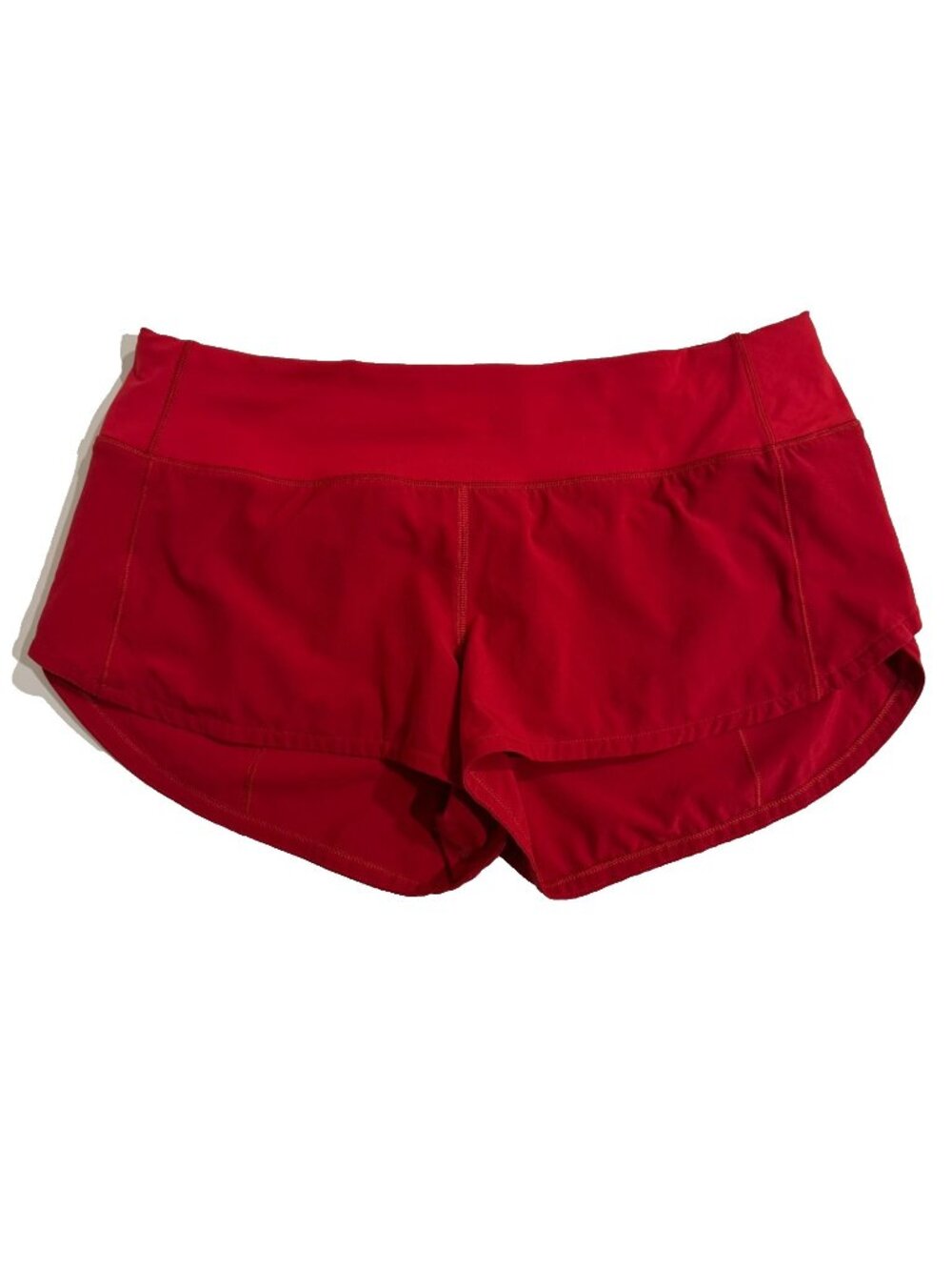 Lululemon Speed Up Low-Rise Short 2.5" Dark Red Size 6 EUC